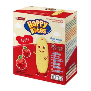 นำเชาแฮปปี้ไบท์ ข้าวหอมมะลิอบกรอบ รสแอปเปื้ล 50 ก.