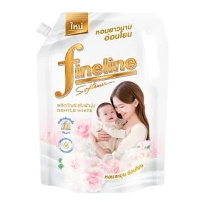 ไฟน์ไลน์ น้ำยาปรับผ้านุ่ม กลิ่นเจนเทิล ไวท์ 1,300 มล.